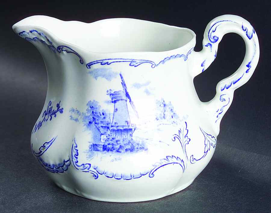 Delft Blue (No Trim) Creamer by Ridgway (Ridgways)-1