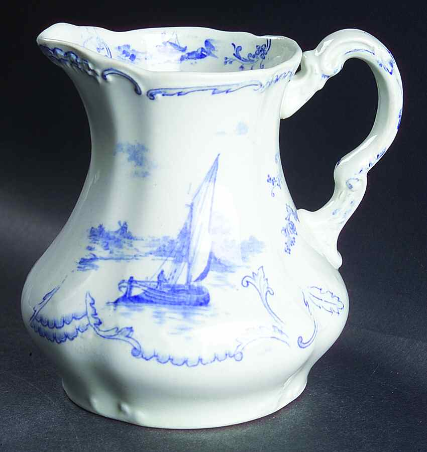 Delft Blue (No Trim) 12 Oz Pitcher by Ridgway (Ridgways)-1