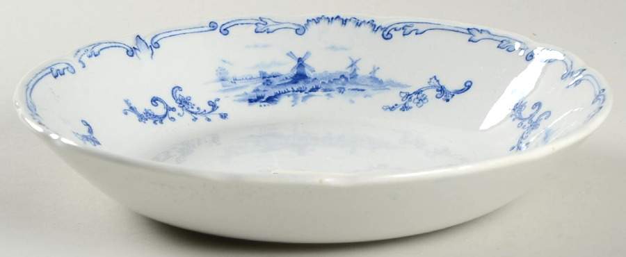 Delft Blue (No Trim) Coupe Soup Bowl by Ridgway (Ridgways)-1
