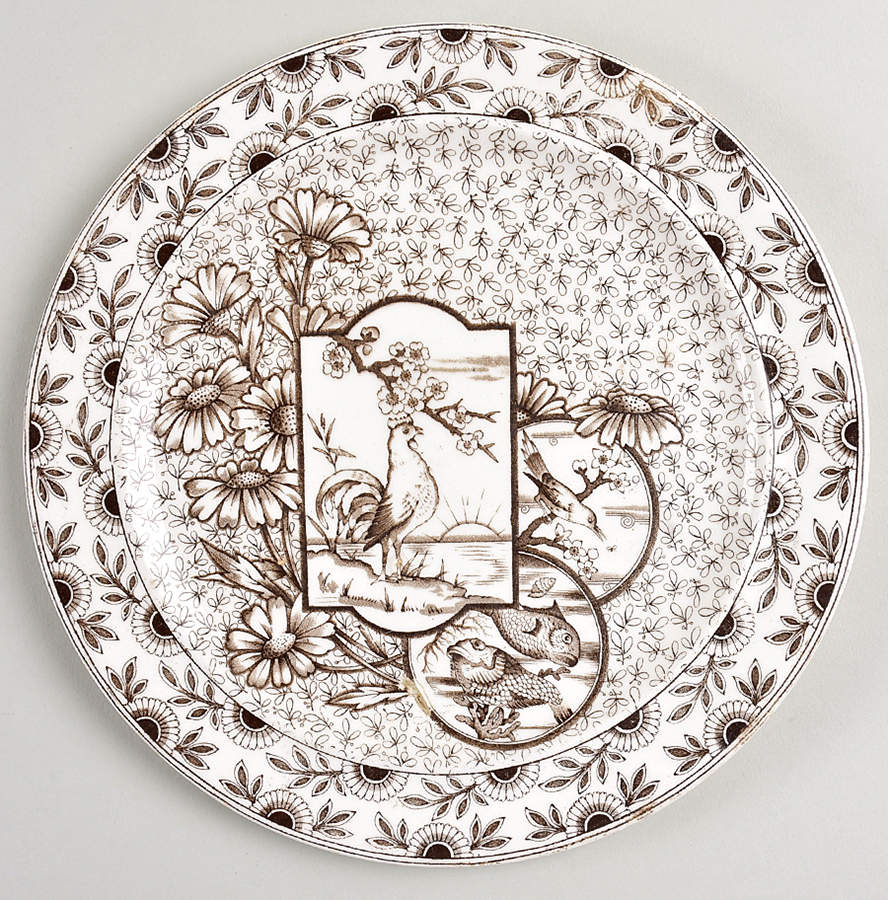 Devonshire Luncheon Plate by Ridgway (Ridgways)-1