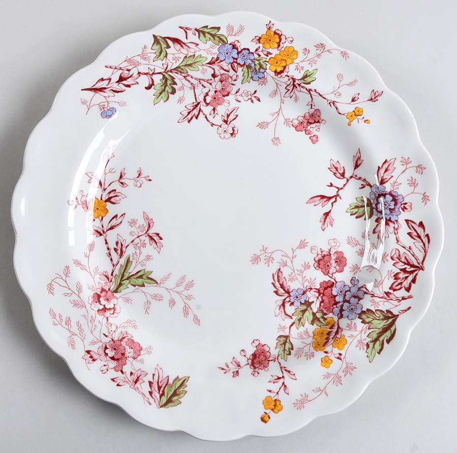 English Garden Dinner Plate by Ridgway (Ridgways)-1