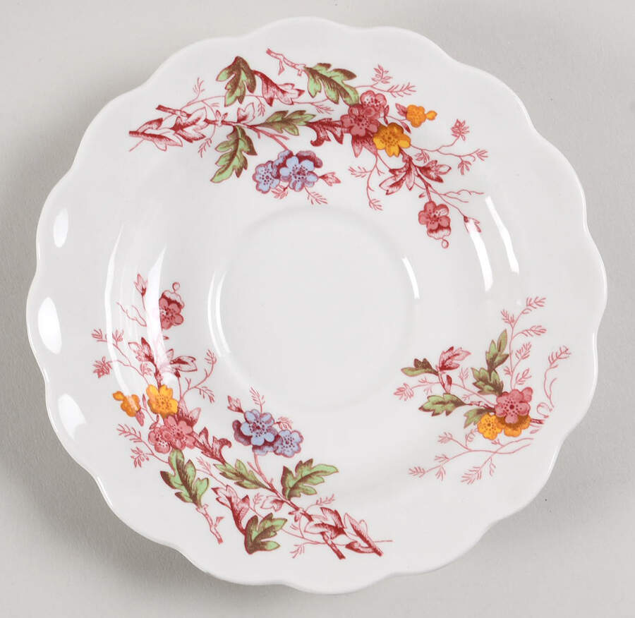 English Garden Saucer by Ridgway (Ridgways)-1