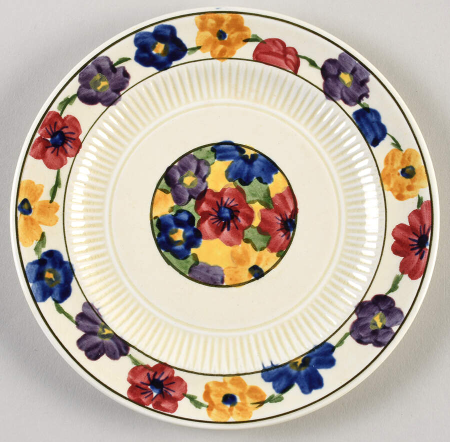 Everglades Dessert/Pie Plate by Ridgway (Ridgways)-1