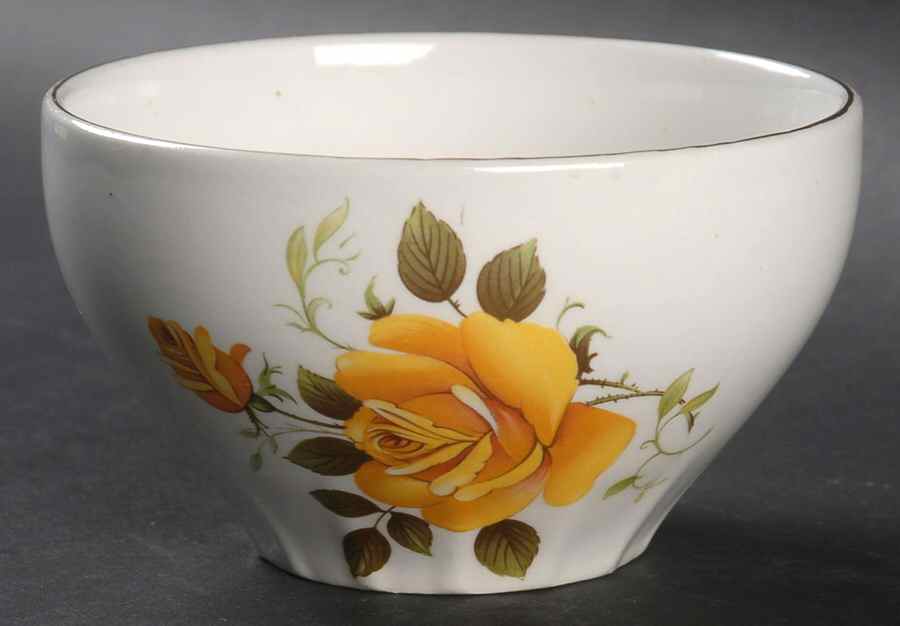 Golden Rose Open Sugar Bowl by Ridgway (Ridgways)-1