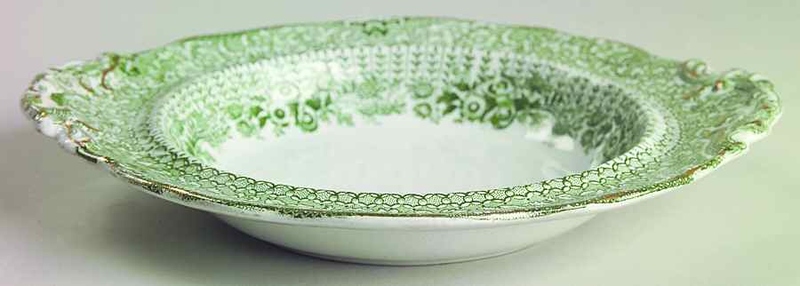Grecian Green Round Butter No Lid by Ridgway (Ridgways)-1