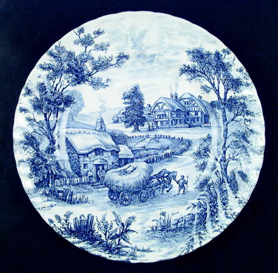 Hayride Dinner Plate by Ridgway (Ridgways)-1