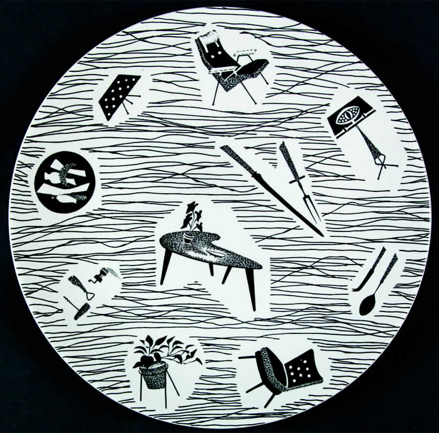 Homemaker Luncheon Plate by Ridgway (Ridgways)-1