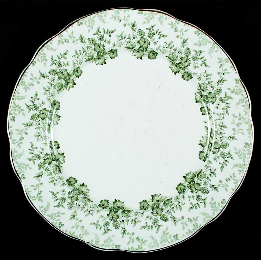 Ladas Green Dinner Plate by Ridgway (Ridgways)-1
