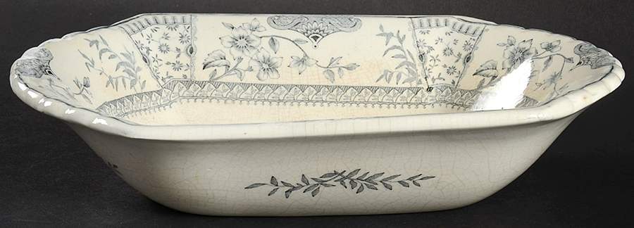 Lichfield 9" Oval Vegetable Bowl by Ridgway (Ridgways)-1