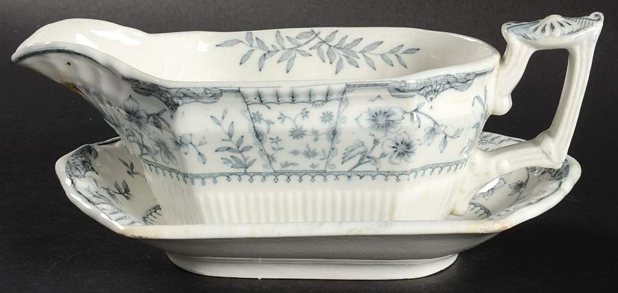 Lichfield Gravy Boat & Underplate/Relish by Ridgway (Ridgways)-1