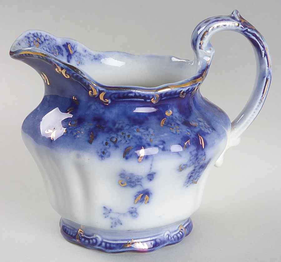 Lugano (Flow Blue) Creamer by Ridgway (Ridgways)-1