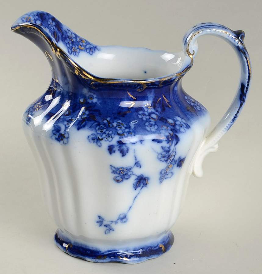 Lugano (Flow Blue) 20 Oz Pitcher by Ridgway (Ridgways)-1