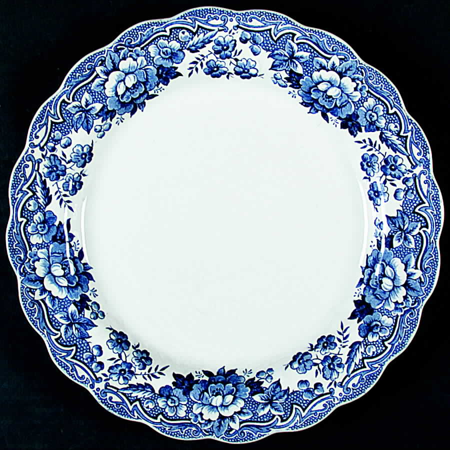 Marlborough Blue Dinner Plate by Ridgway (Ridgways)-1