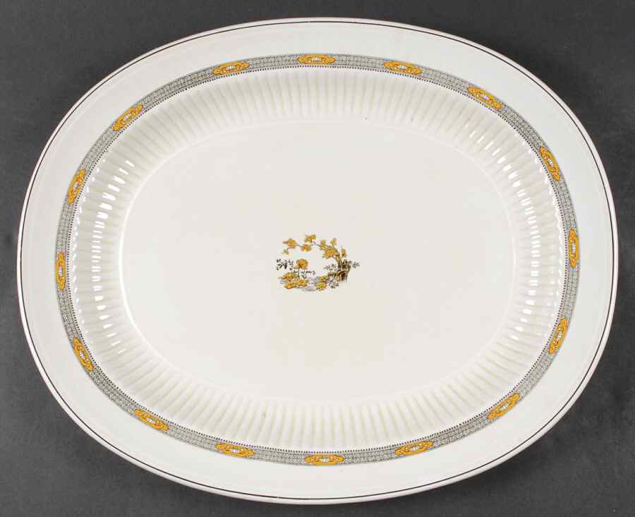 The Meaford 16" Oval Serving Platter by Ridgway (Ridgways)-1
