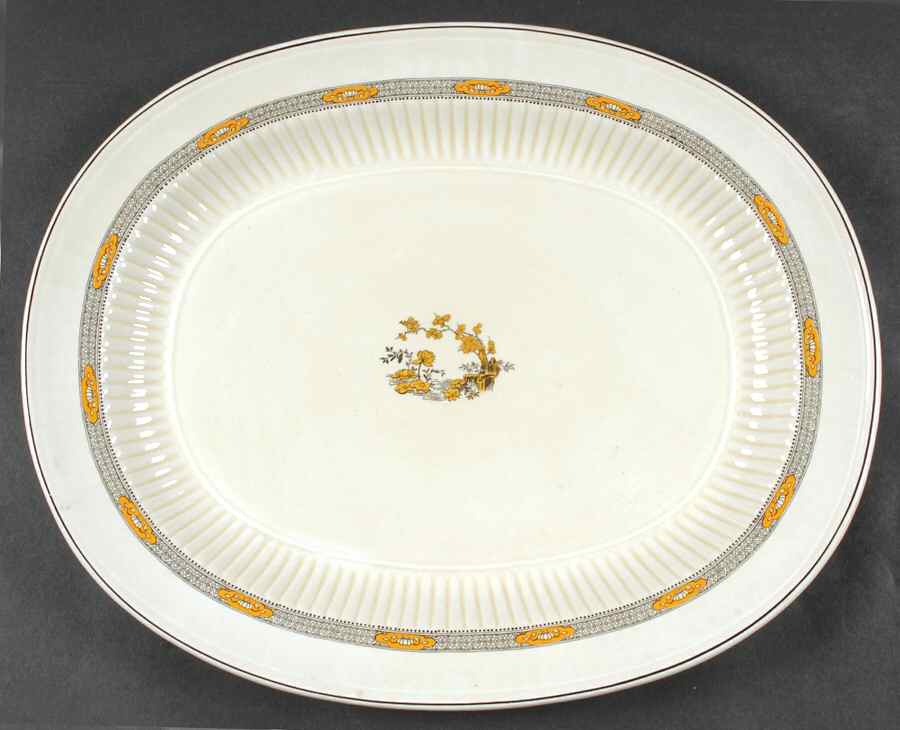 The Meaford 15" Oval Serving Platter by Ridgway (Ridgways)-1