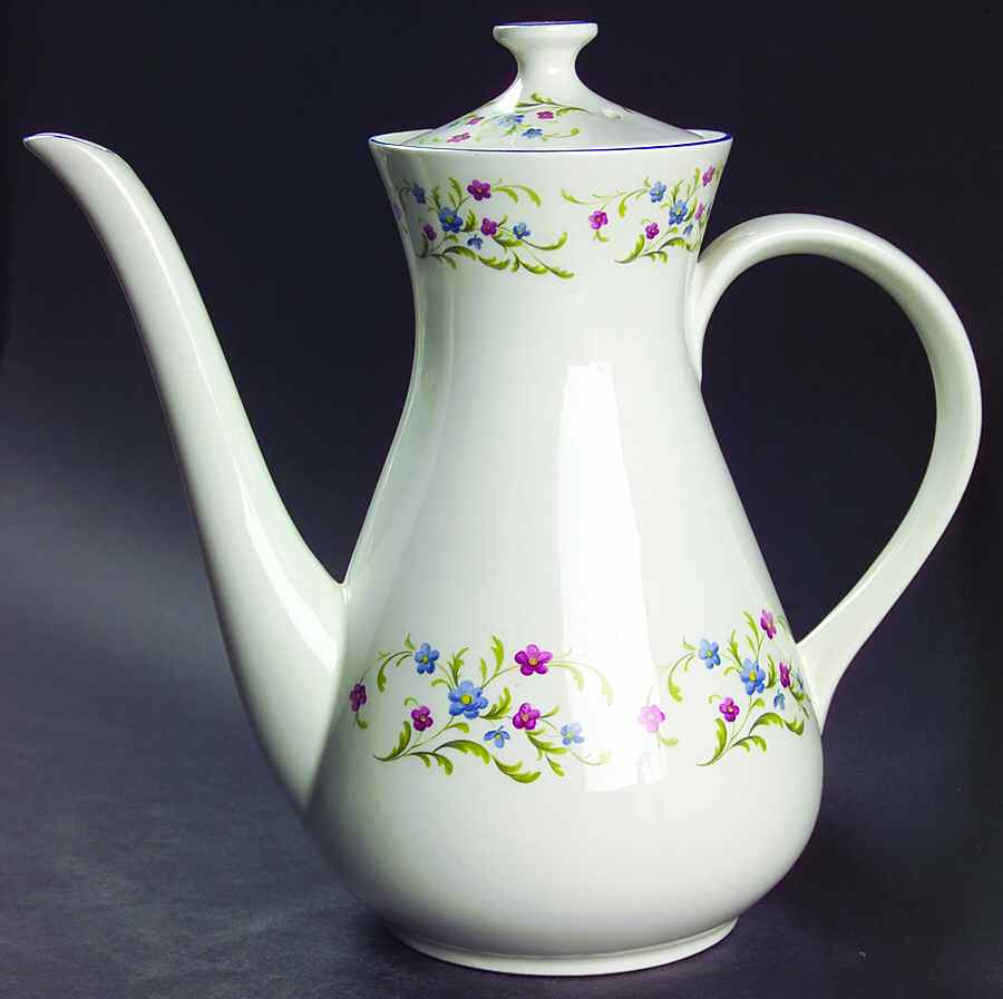 Mignonette Coffee Pot & Lid by Ridgway (Ridgways)-1