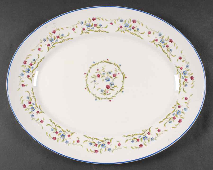 Mignonette 16" Oval Serving Platter by Ridgway (Ridgways)-1