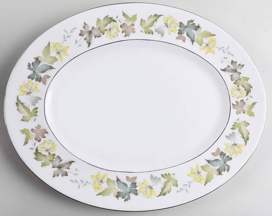 Moselle 14" Oval Serving Platter by Ridgway (Ridgways)-1