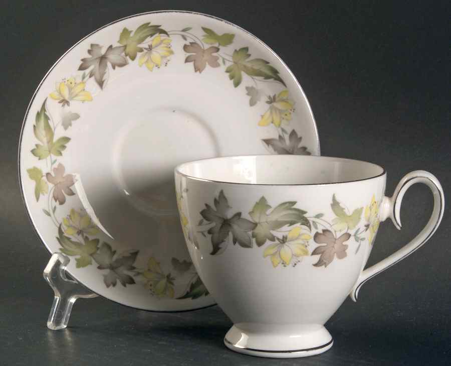 Moselle Oversized Cup & Saucer Set by Ridgway (Ridgways)-1
