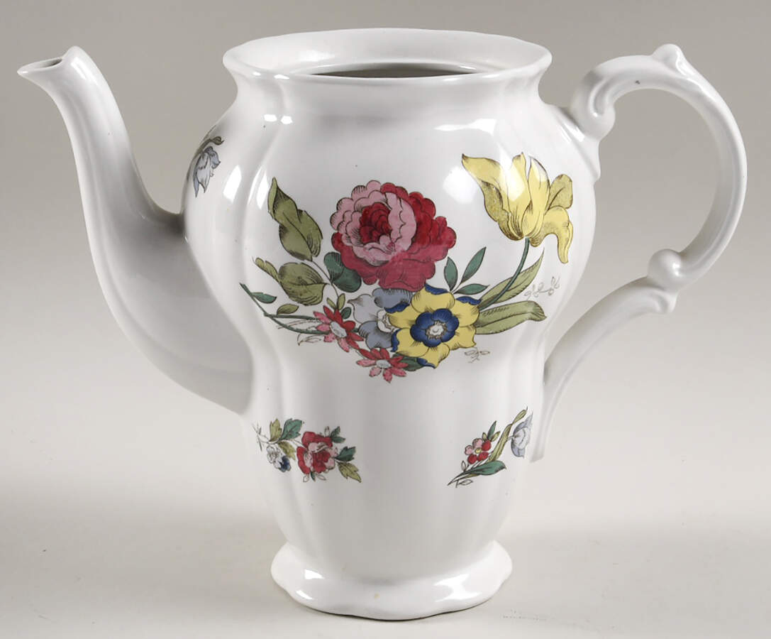 Old Country Sprays Coffee Pot No Lid by Ridgway (Ridgways)-1
