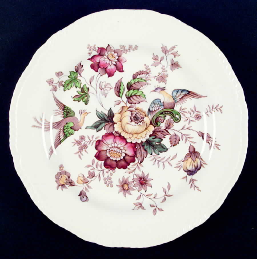 Peacock Dinner Plate by Ridgway (Ridgways)-1