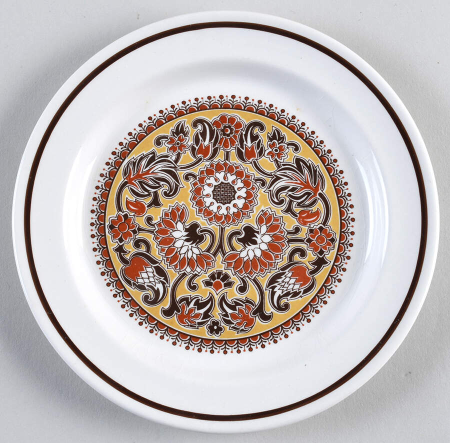 Persia (New, Ironstone) Bread & Butter Plate by Ridgway (Ridgways)-1