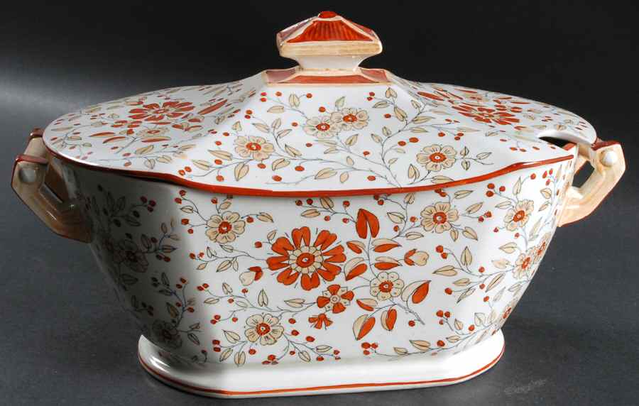 Persia (Old) Tureen &  Lid by Ridgway (Ridgways)-1