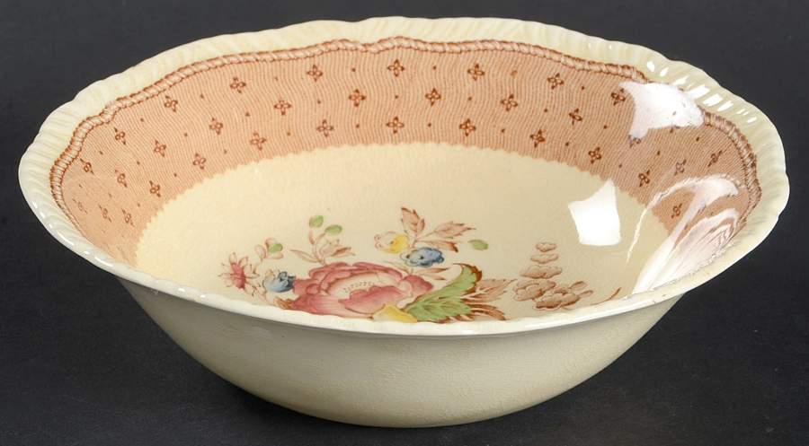 Plymouth Brown Coupe Cereal Bowl by Ridgway (Ridgways)-1
