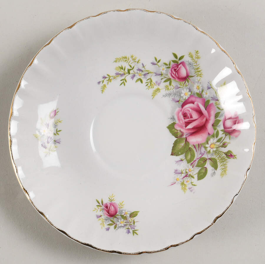 Regal Rose Saucer by Ridgway (Ridgways)-1
