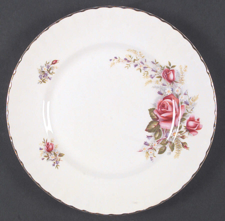 Regal Rose Dinner Plate by Ridgway (Ridgways)-1