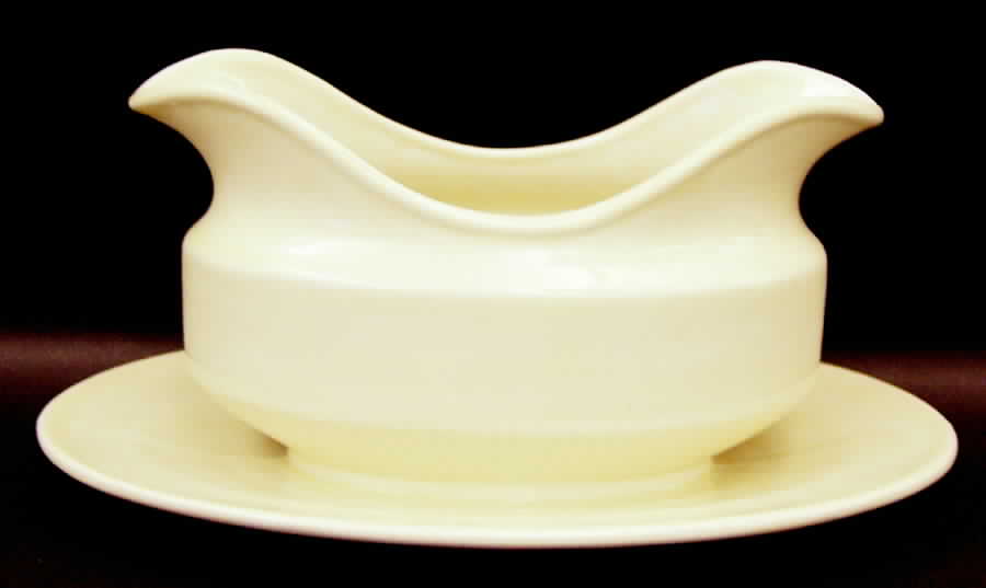RID6 Gravy Boat with Attached Underplate by Ridgway (Ridgways)-1