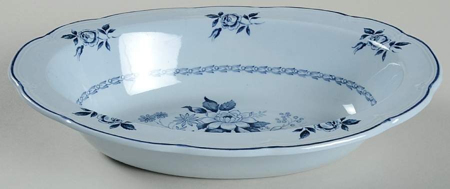 Roseleigh 9" Oval Vegetable Bowl by Ridgway (Ridgways)-1