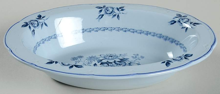 Roseleigh 8" Oval Vegetable Bowl by Ridgway (Ridgways)-1