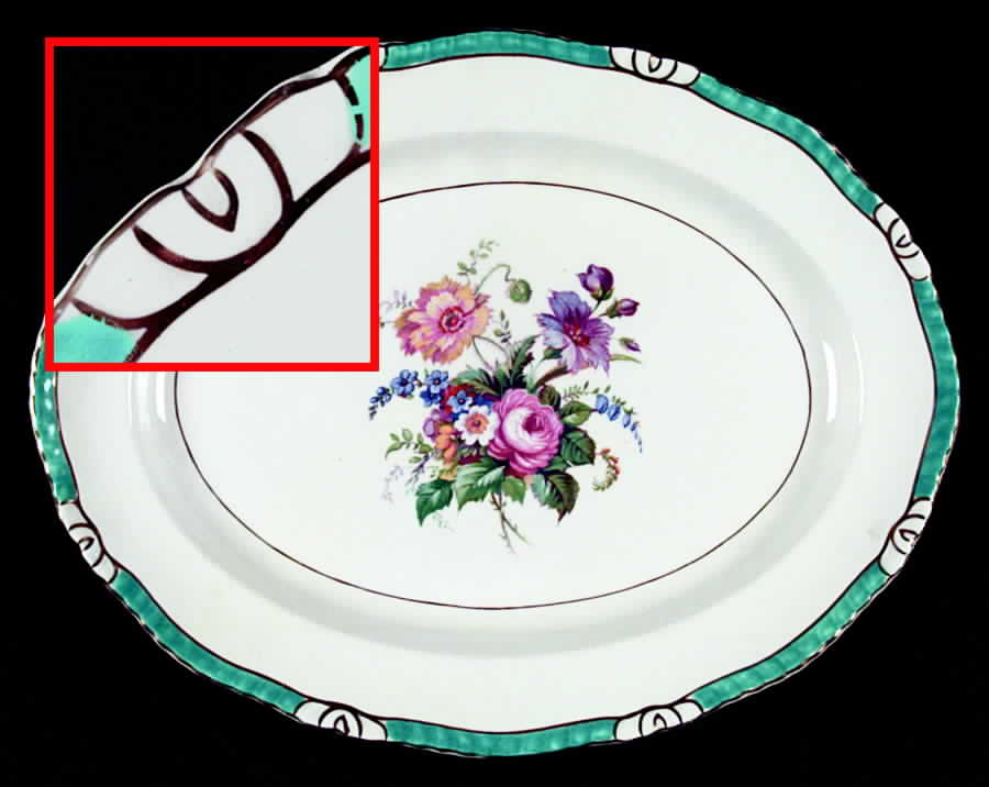 Roslyn 11" Oval Serving Platter by Ridgway (Ridgways)-1