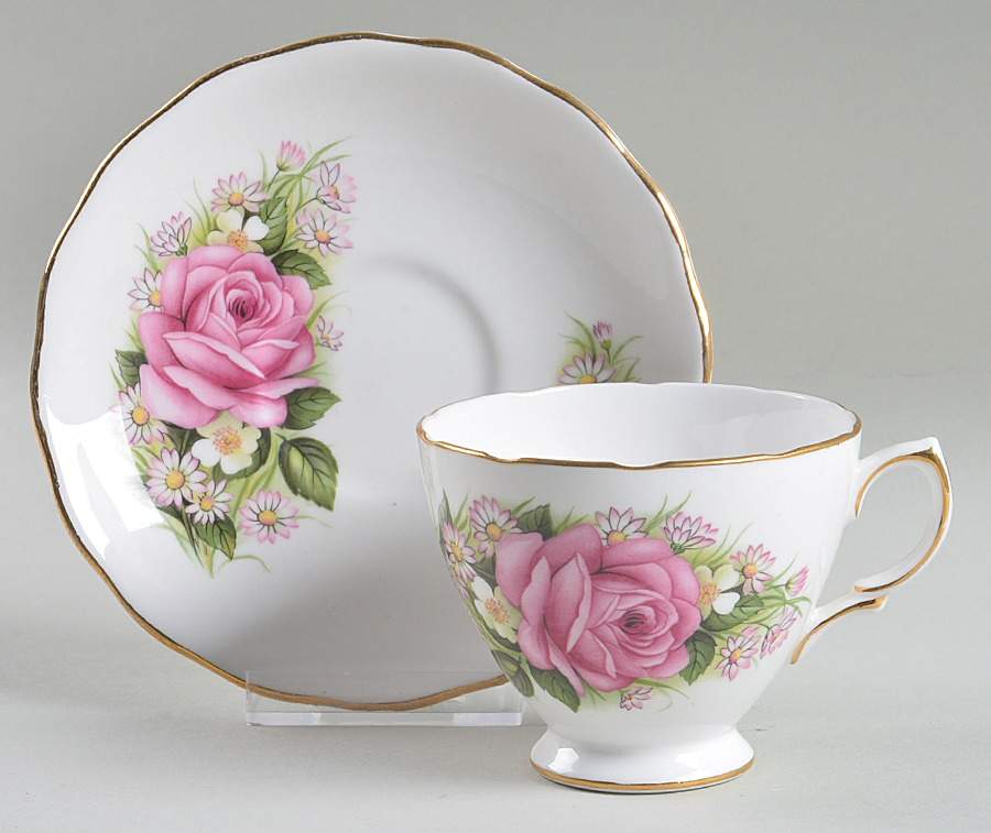 Royal Vale Cup & Saucer Sets Footed Cup & Saucer Set by Ridgway (Ridgways)-1