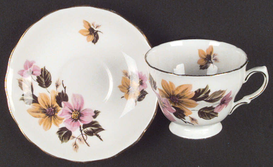 Royal Vale Cup & Saucer Sets Footed Cup & Saucer Set by Ridgway (Ridgways)-1