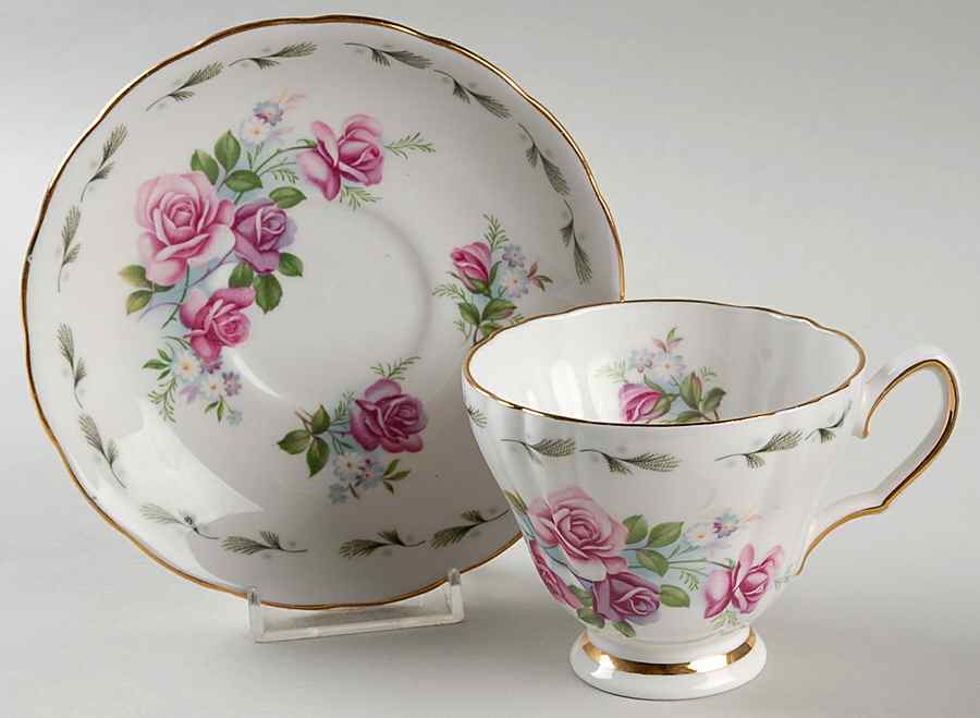 Royal Vale Cup & Saucer Sets Footed Cup & Saucer Set by Ridgway (Ridgways)-1