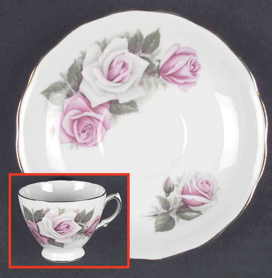 Royal Vale Cup & Saucer Sets Footed Cup & Saucer Set by Ridgway (Ridgways)-1