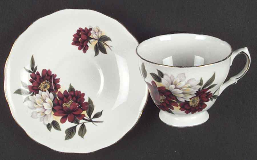 Royal Vale Cup & Saucer Sets Footed Cup & Saucer Set by Ridgway (Ridgways)-1