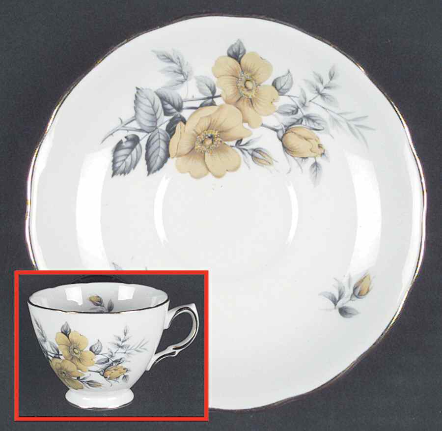 Royal Vale Cup & Saucer Sets Footed Cup & Saucer Set by Ridgway (Ridgways)-1