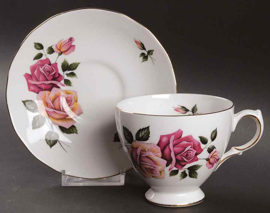 Royal Vale Cup & Saucer Sets Footed Cup & Saucer Set by Ridgway (Ridgways)-1