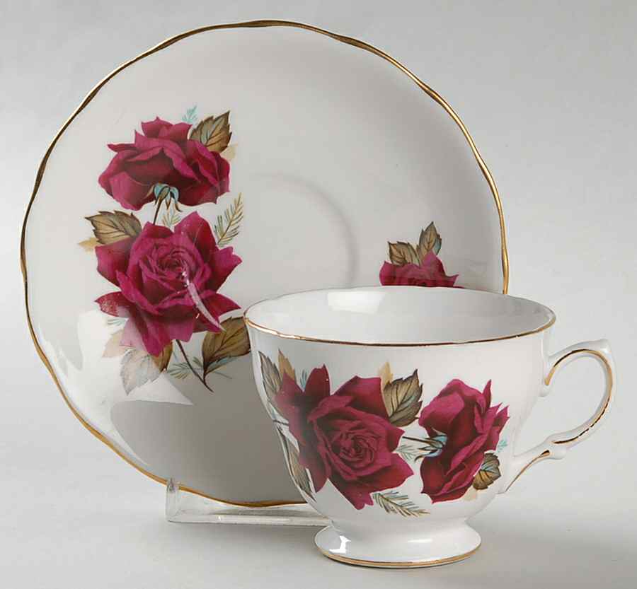 Royal Vale Cup & Saucer Sets Footed Cup & Saucer Set by Ridgway (Ridgways)-1