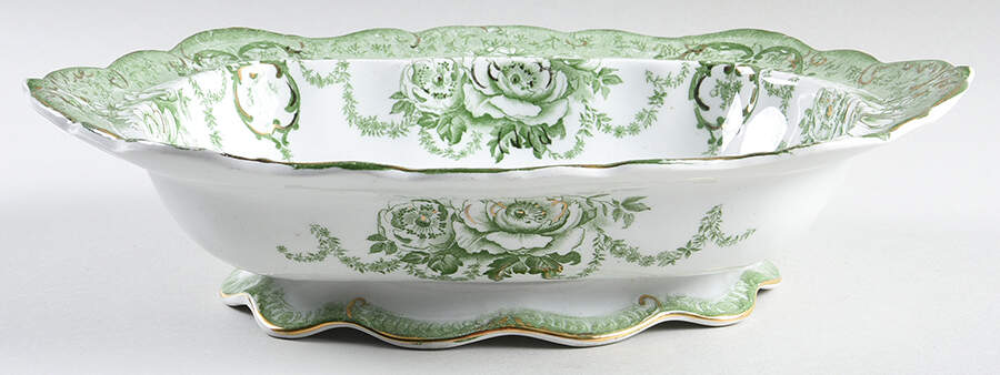 Roxbury Green Oval Vegetable No Lid by Ridgway (Ridgways)-1