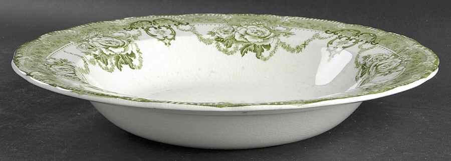 Roxbury Green 12" Round Vegetable Bowl by Ridgway (Ridgways)-1