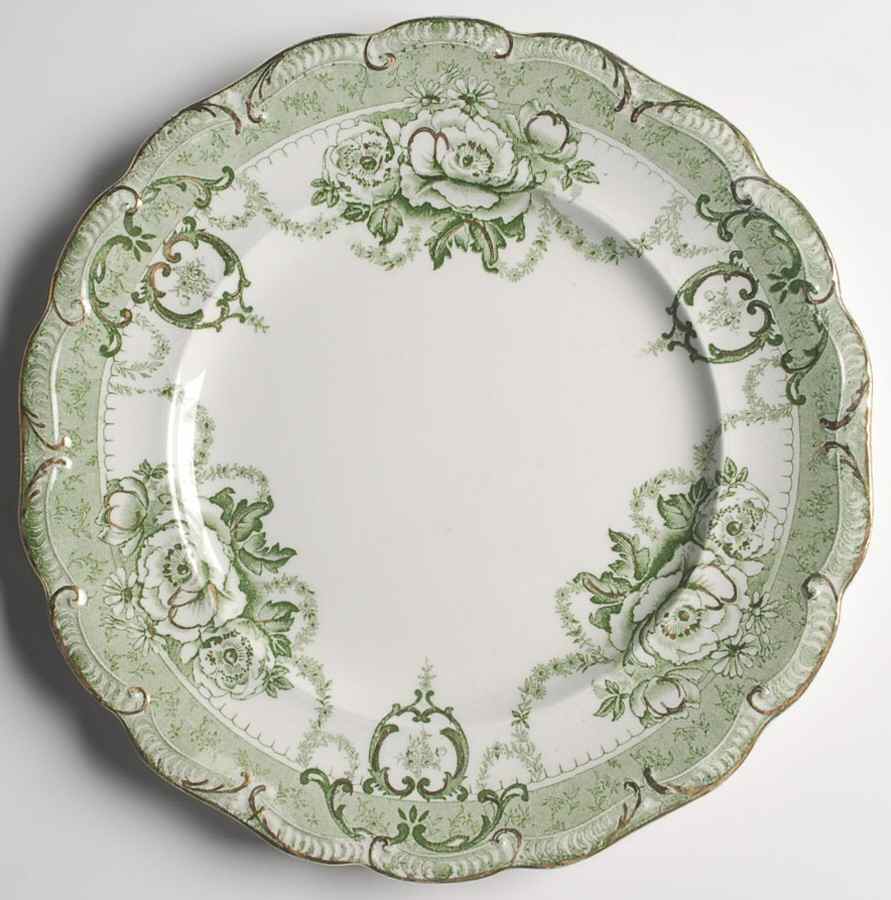 Roxbury Green Dinner Plate by Ridgway (Ridgways)-1