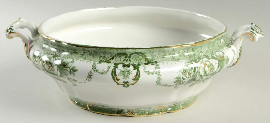 Roxbury Green Tureen No Lid by Ridgway (Ridgways)-1