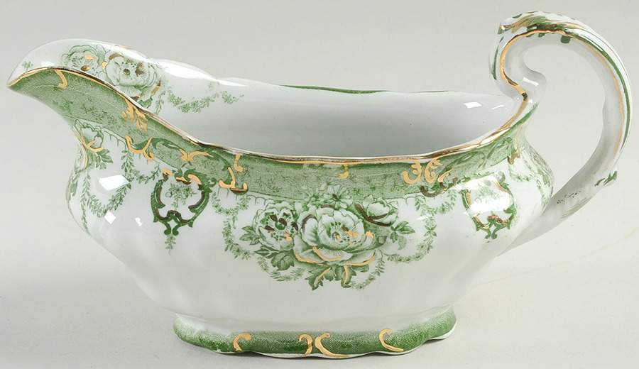 Roxbury Green Gravy Boat by Ridgway (Ridgways)-1
