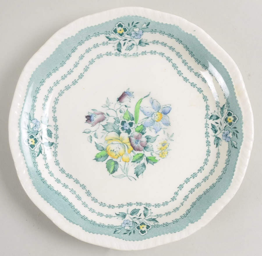 Rutland Green Saucer by Ridgway (Ridgways)-1