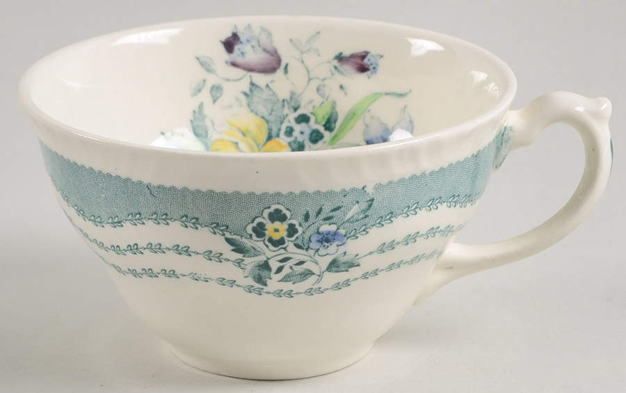 Rutland Green Flat Cup by Ridgway (Ridgways)-1