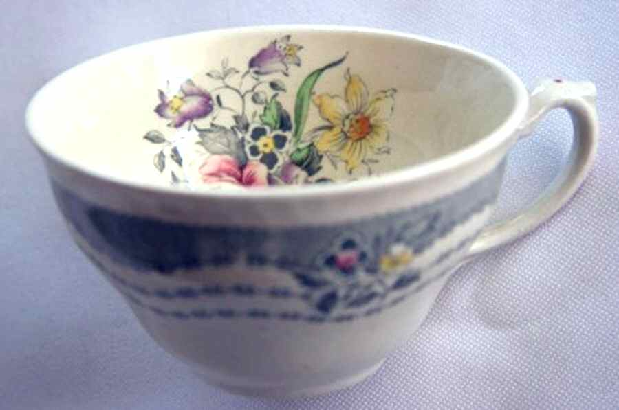 Rutland Grey Flat Cup by Ridgway (Ridgways)-1